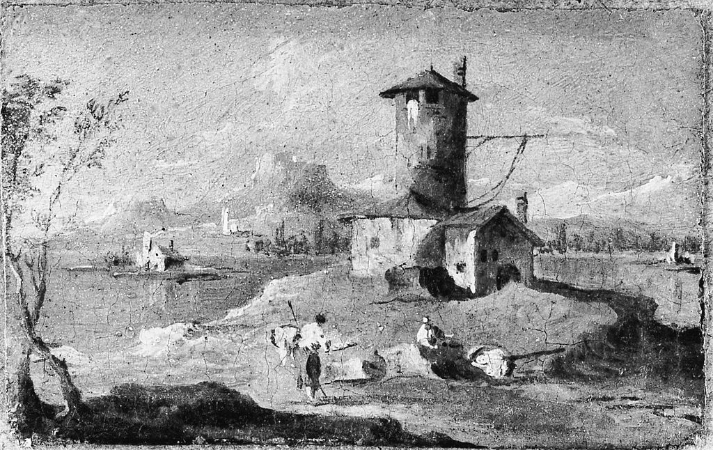 Capriccio con isola, torre e case - Metropolitan Museum of Art, New York